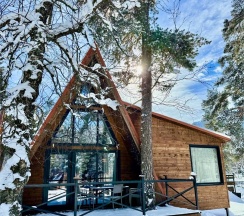 (А2) 2-х уровневый А-фрейм в Таулу Архыз