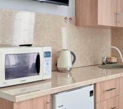 Комната стандарт с 2 двуспальными кроватями в Горное эхо