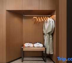 Двухместный семейный номер Standard двуспальная кровать в Hampton by Hilton Shaoxing Ying'enmen