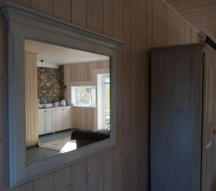 Двухместное бунгало с видом на внутренний двор двуспальная кровать в Усадьба