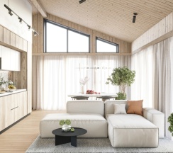 Коттедж с 3 комнатами в Плавное течение