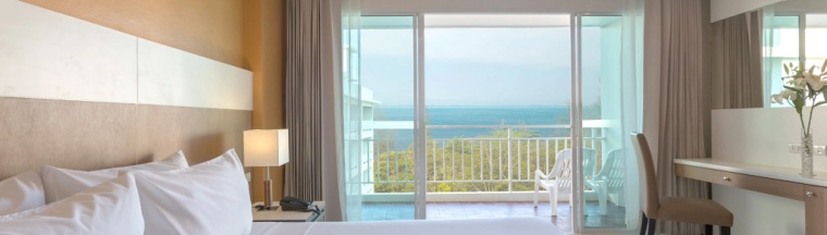 Двухместный номер Club Executive с видом на море 2 отдельные кровати в Chanalai Hillside Resort, Karon Beach