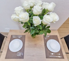 Номер Superior в Квартира на сутки Маяк Минск Метро 5 мин Wi-Fi Кондиционер Кухня объединена с жилой зоной Отдельная спальня Отчётные документы