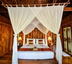 Двухместная вилла Hideaway Pool двуспальная кровать в Santhiya Koh Phangan Resort & Spa