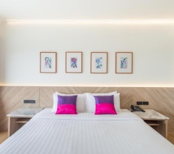 Двухместный номер Deluxe с видом на море 2 отдельные кровати в Отель Orchidacea Resort