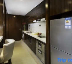 Двухместный семейный номер Deluxe с видом на сад 2 отдельные кровати в Jinghai Hotel & Resort
