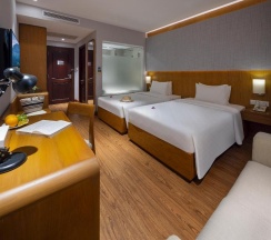 Двухместный номер Premier Deluxe 2 отдельные кровати в Отель Harmony Saigon Hotel & Spa