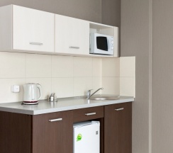 Двухместная студия Superior двуспальная кровать в Комплекс апартаментов Комфорт