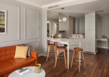 Люкс Deluxe с красивым видом из окна в Mamaison Residence Izabella Budapest