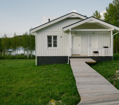 Скандинавский дом с видом на озеро в Forrest Lodge Karelia