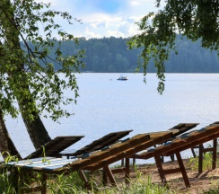 Дом с баней и мангалом LUNA 4 в Luna