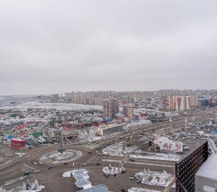 1-комнатные апартаменты люкс 25 этаж в АпартаментыStav26 (Став26) на улице Доваторцев 82/2