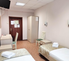 Номер эконом с 2 односпальными кроватями в Smart Hotel KDO Тюмень