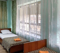 Кровать в 4-местном общем номере в Smart Hotel KDO Краснодар