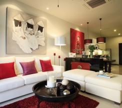 Вилла с 3 комнатами с балконом в Вилла Two Villas Holiday - Onyx Style, Naiharn Beach