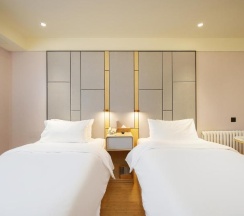 Двухместный номер Standard 2 отдельные кровати в JI Hotel Harbin Zhongyang Street Youyi Road