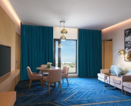 Люкс c 1 комнатой в Maani Muscat Hotel & Suites