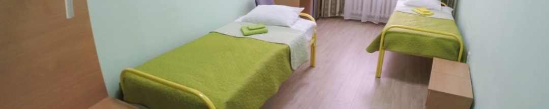 Двухместный номер с двумя односпальными кроватями в Большой Урал