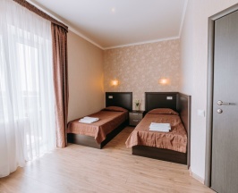 Стандарт с двуспальной кроватью или двумя односпальными с балконом в Монарх