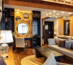 Двухместный люкс двуспальная кровать в Дом у озера