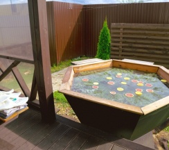 Лев на Апероле с индивидуальной костровой зоной (оснащение дома, стоимость банного чана и бани см. Подробнее) в Dacha