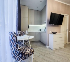 1-комнатные апартаменты стандарт Адлер, ул. Прибрежная д.10 кв.18 в Апартаменты Делюкс на улице Прибрежная