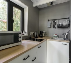 Эко-дом с панорамными окнами в Дурыкино