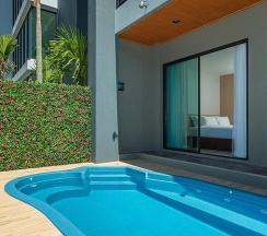 Двухместный номер Deluxe с бассейном c 1 комнатой 2 отдельные кровати в Grand Kata VIP