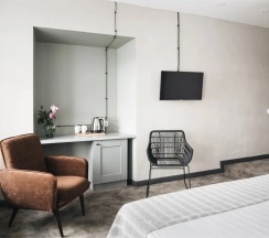 Двухместный номер Делюкс с 1 кроватью или 2 отдельными кроватями в Karelinn hotel