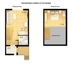 Номер "Стандарт" в гостинице "Суна" в Шишки