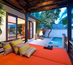 Четырёхместная вилла с 3 комнатами с видом на бассейн в Kanda Residences Pool Villas