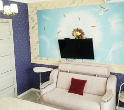 Апартаменты просторные с кроватью размера "king-size" в Рантье Центральный