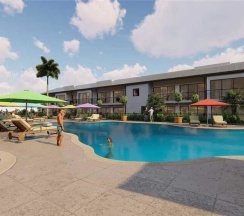 Апартаменты с балконом в Deluxe King Resort View Rm 107 Apartment 1