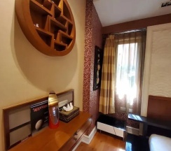 Двухместная вилла двуспальная кровать в Vartika Resovilla KuiBuri Beach Resort and Villas