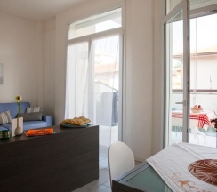 Апартаменты c 1 комнатой с балконом в Residence Sunrise Cesenatico