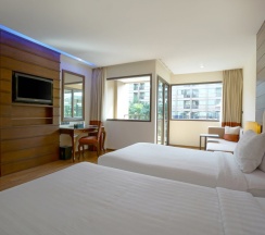 Двухместный номер Deluxe 2 отдельные кровати в Novotel Phuket Vintage Park Resort