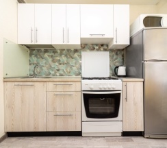 Апартаменты c 1 комнатой с красивым видом из окна в Апартаменты Однокомнатные рядом с рестораном Друзья