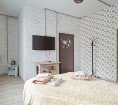 Номер полулюкс с 1 двуспальной кроватью в Villa santarina