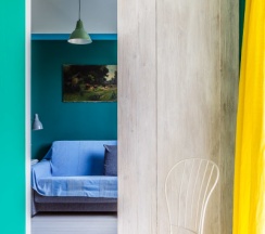 Зеленый двухкомнатный в Blaga house design dacha