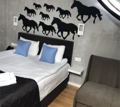 Junior Suite-ДВУХКОМНАТНЫЙ НОМЕР (2 большие кровати + 2 доп.мета ) в Red Brick