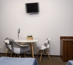 Трехместный номер с тремя раздельными кроватями в Шале де Прованс