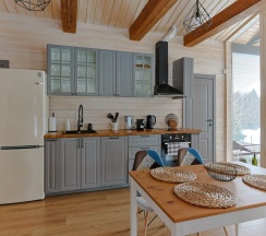 Коттедж Шон с панорамной баней для 7-ми гостей в Rodioncevo Eco Village