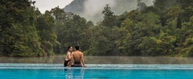 Одноместный номер Deluxe двуспальная кровать в Home Phutoey River Kwai Hotspring & Nature Resort