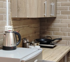 2х комнатные 7ми местные апартаменты с мини-кухней, террасой и панорамным видом на море в Благовещенка