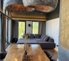 Дом «SILVER» с банным чаном на террасе в Luxe House