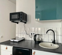 Студия с красивым видом из окна в Апартаменты Дрим Апартменс 499А Королев Флайт