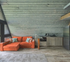 № 15 A-Frame 77 m2 с камином, кондиционером и террасой (оснащение дома см. Подробнее) в Les holidays