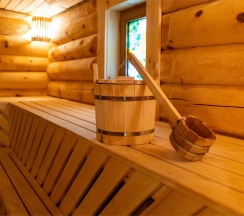 Большой коттедж с баней в Art hotel Nring