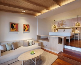 Двухместный Hillside люкс с видом на море 2 отдельные кровати в Garrya Tongsai Bay Samui