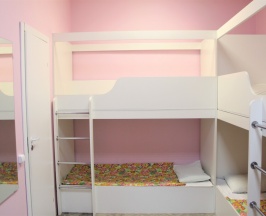 Четырёхместный номер Economy с красивым видом из окна 2 двухъярусные кровати в Мариинск